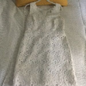 Loft Fitted V-Neck Dress RESERVED